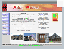 Tablet Screenshot of maherwindows.com